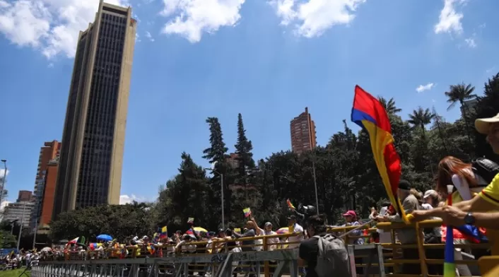 Manifestaciones en Bogotá