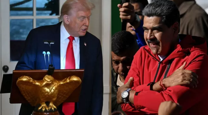 Donald Trump y Nicolás Maduro Donald Trump y Nicolás Maduro