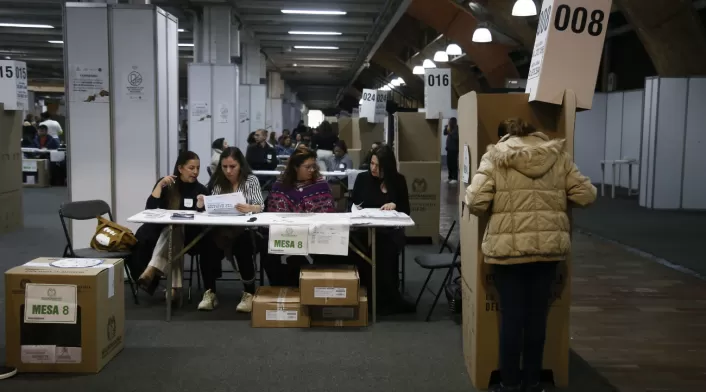 La Defensoría del Pueblo alerta sobre riesgos electorales en Colombia: 649 municipios en peligro. Iris Marín destaca la importancia de la prevención. La Defensoría del Pueblo alerta sobre riesgos electorales en Colombia: 649 municipios en peligro. Iris Marín destaca la importancia de la prevención.