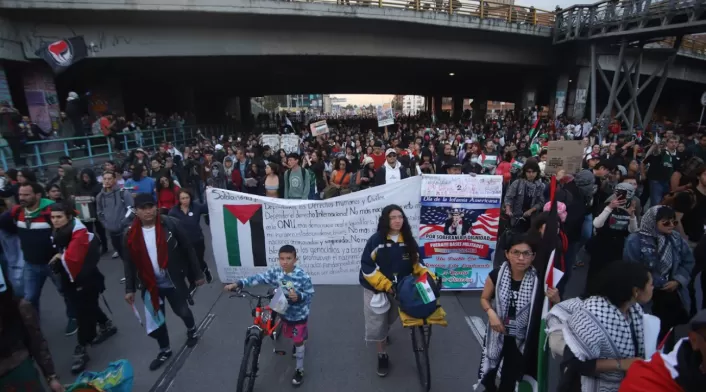 Marchas en Bogotá en apoyo a Palestina: movilización ciclística por Gaza. Desvíos en transporte público. Marchas en Bogotá en apoyo a Palestina: movilización ciclística por Gaza. Desvíos en transporte público.