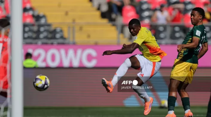 gol de Joel Canchimbo en Colombia vs Sudáfrica gol de Joel Canchimbo en Colombia vs Sudáfrica