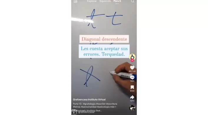 La letra T revela rasgos de personalidad, según la grafología La letra T revela rasgos de personalidad, según la grafología