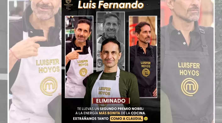 LuisFer Hoyos no logró convencer al jurado y se convirtió en el nuevo eliminado de MasterChef LuisFer Hoyos no logró convencer al jurado y se convirtió en el nuevo eliminado de MasterChef