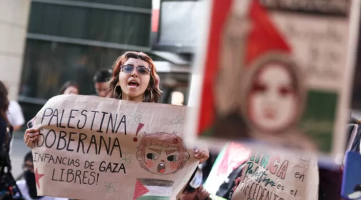 Los organizadores explican que las caravanas y marchas buscan mostrar apoyo al pueblo palestino Los organizadores explican que las caravanas y marchas buscan mostrar apoyo al pueblo palestino