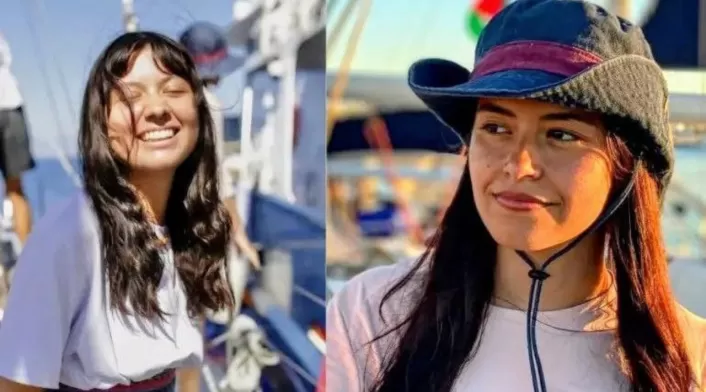 Luna y Manuela, ciudadanas colombianas que hacían parte de una misión humanitaria hacia Gaza Luna y Manuela, ciudadanas colombianas que hacían parte de una misión humanitaria hacia Gaza