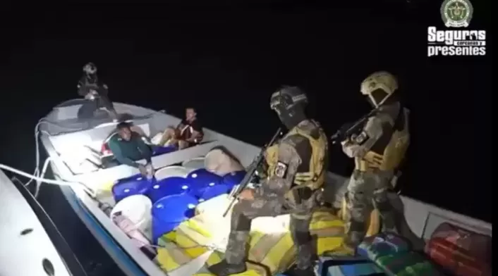 Incautación de droga en el Pacífico. Incautación de droga en el Pacífico.