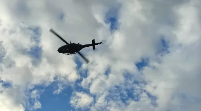 Helicóptero UH-1N del Ejército Nacional
