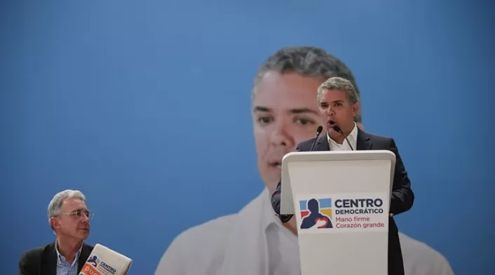 Iván Duque y Álvaro Uribe Iván Duque y Álvaro Uribe