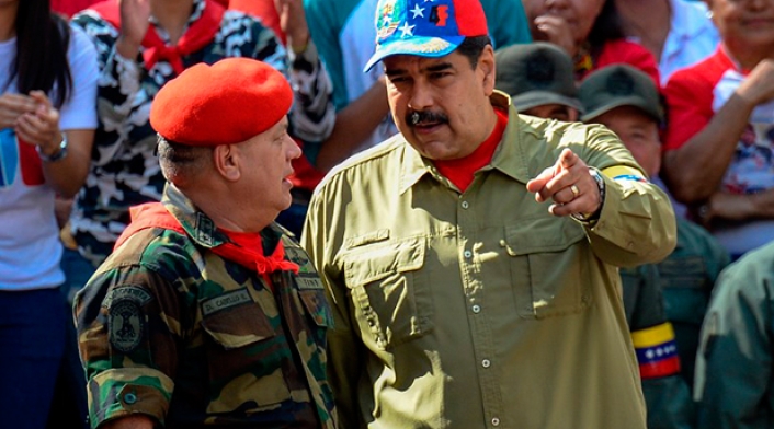 Diosdado Cabello y Nicolás Maduro lideran el gobierno venezolano Diosdado Cabello y Nicolás Maduro lideran el gobierno venezolano