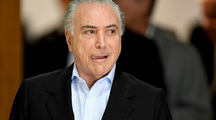 Michel Temer, presidente Brasil Fiscalía de Brasil denuncia al presidente Temer en otro caso de corrupción.