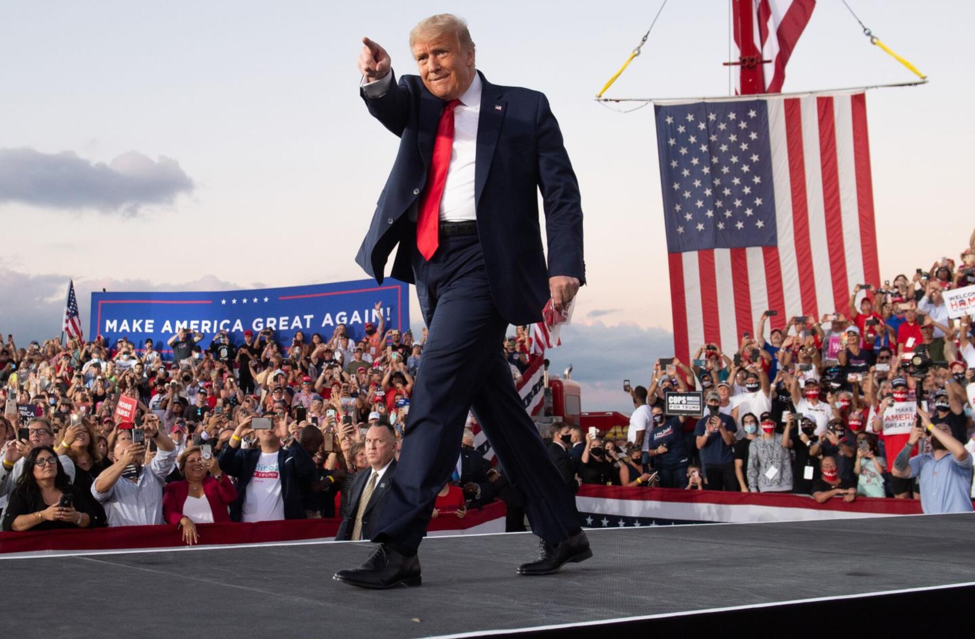 Donald Trump en campaña