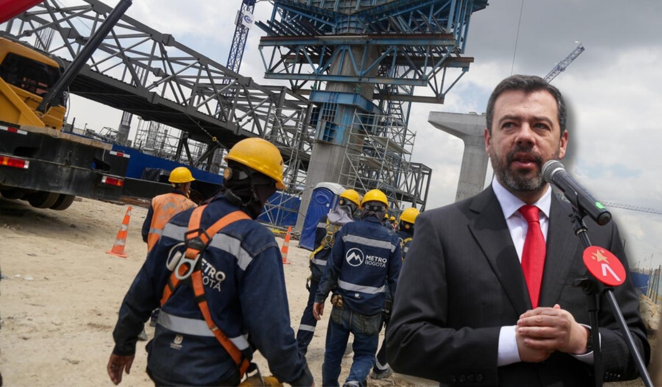 Carlos Fernando Galán revela fechas clave de obras en Bogotá y llegada de trenes del metro
