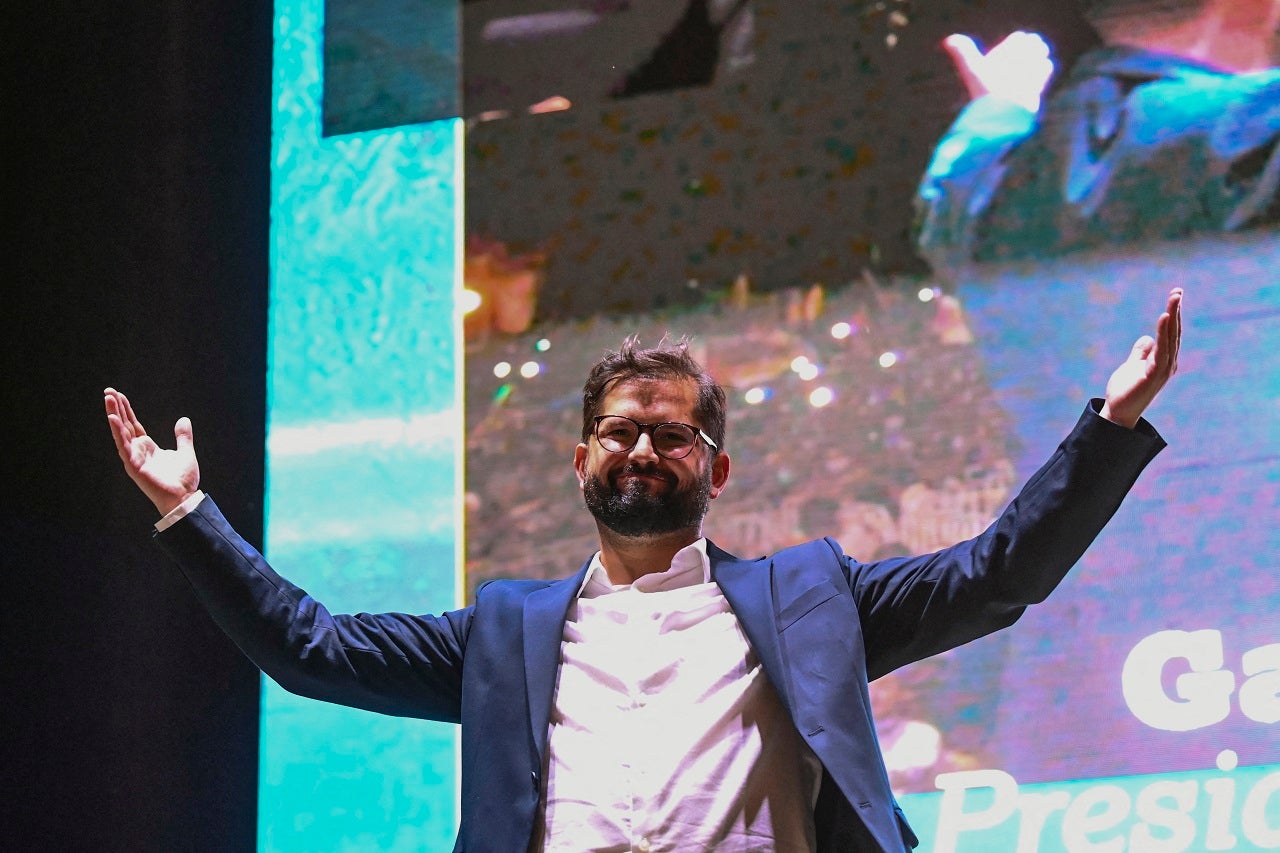 Gabriel Boric, presidente electo de Chile