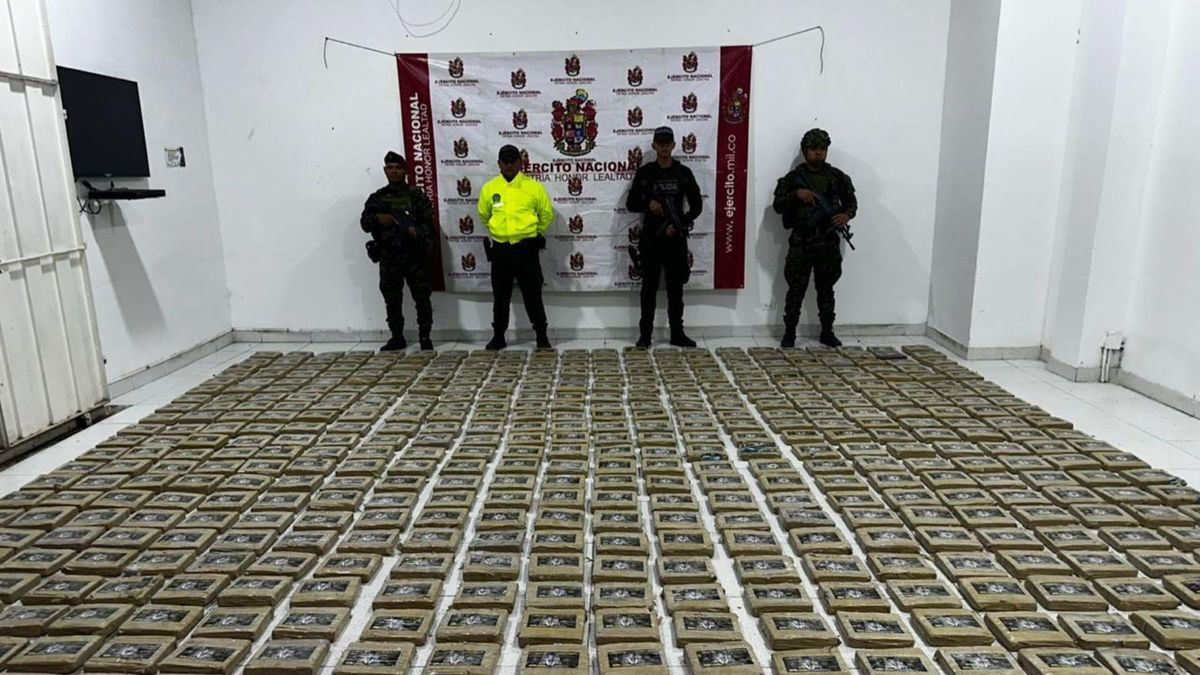 Ejército halló media tonelada de marihuana en un cargamento que pretendía llegar a Centroamérica.