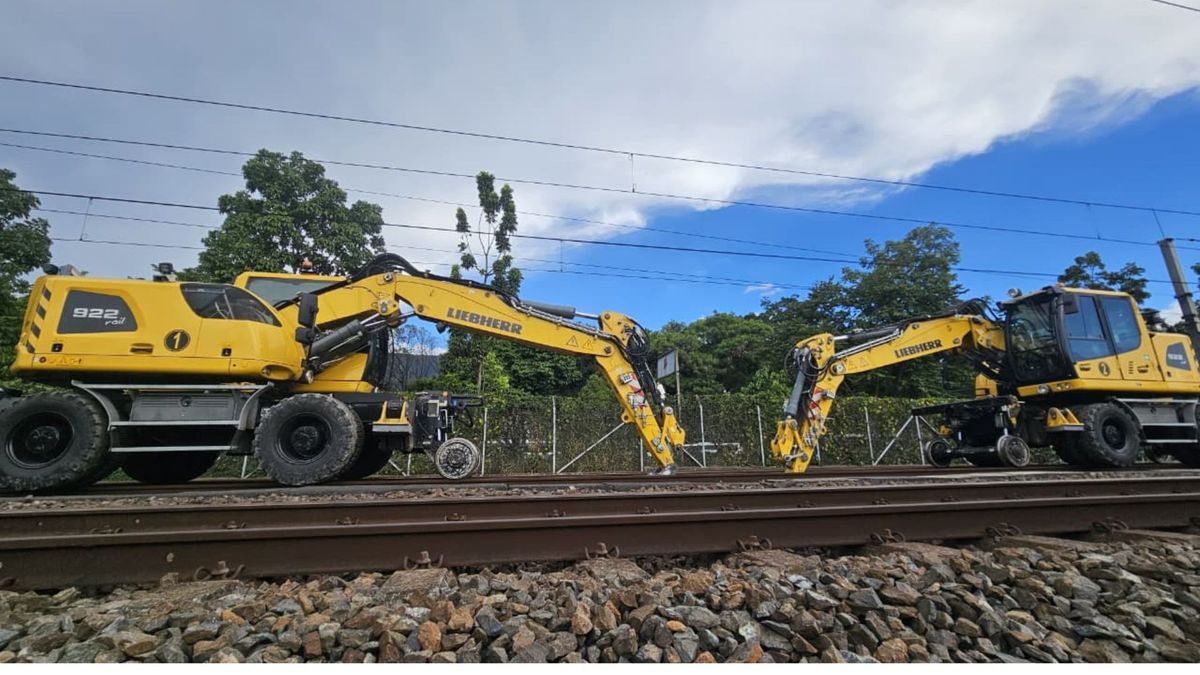 Obras en el Metro de Medellín