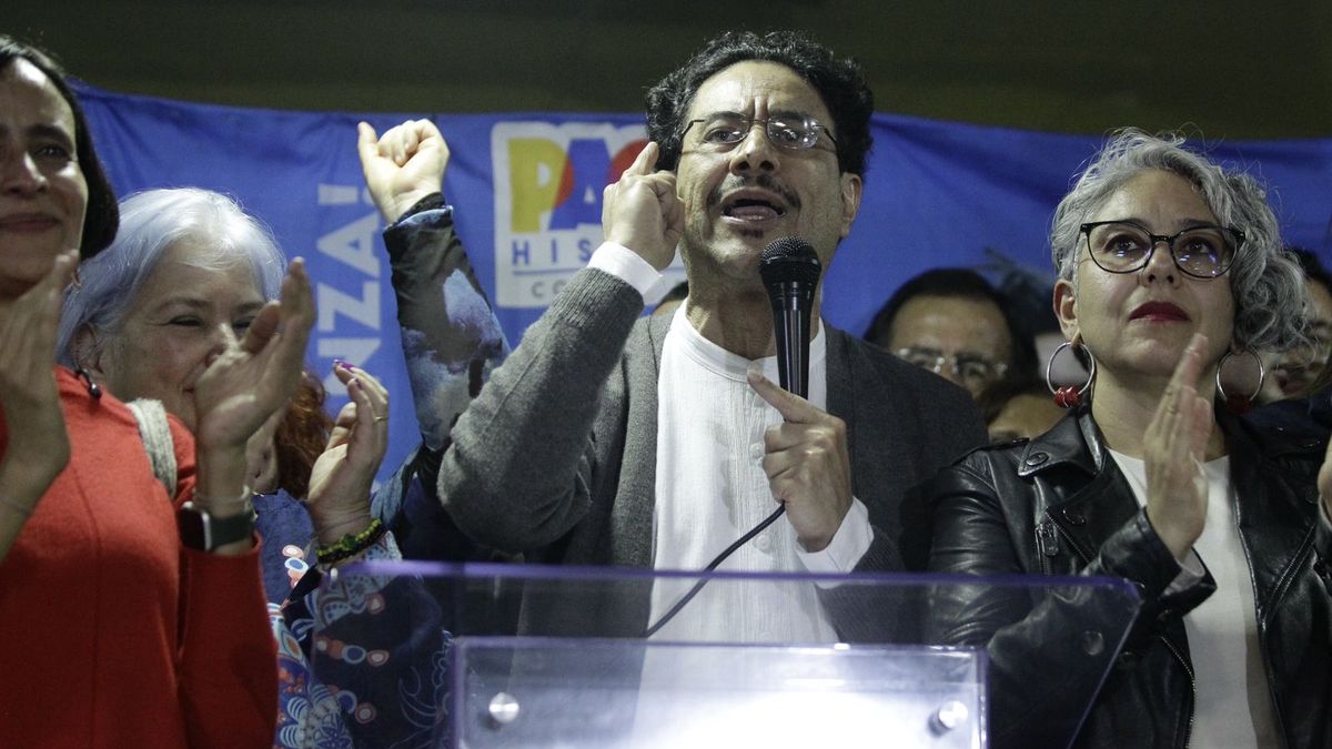 Iván Cepeda luego de ganar la consulta del Pacto Histórico para las elecciones presidenciales de 2026.