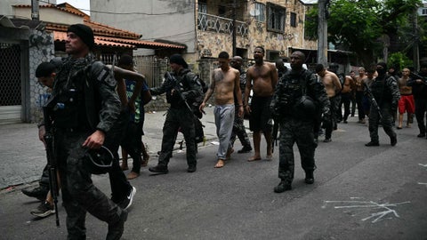Operativo policial en Brasil