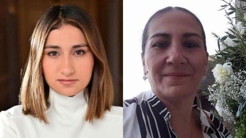 Laura Sarabia y Marelbys Meza