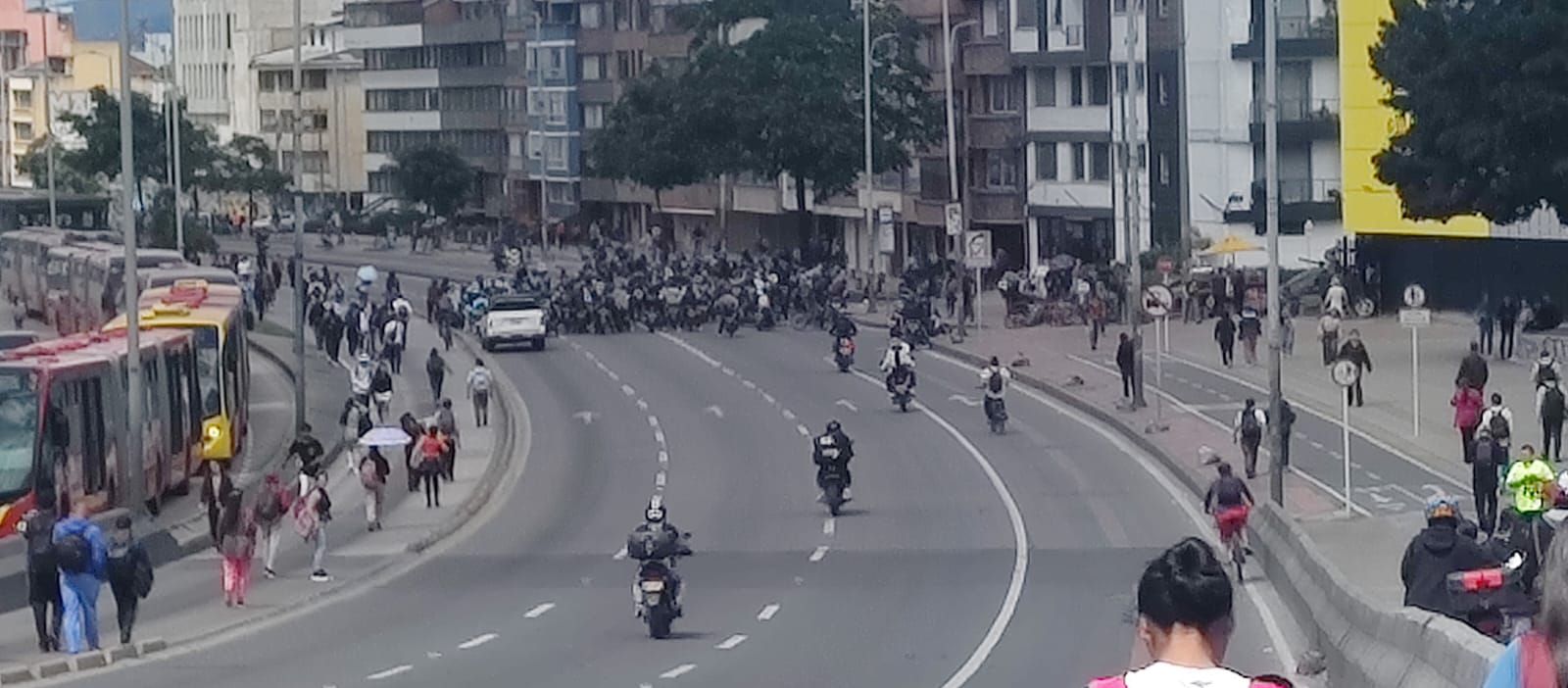 Manifestaciones de moteros en la NQS - 30 de octubre