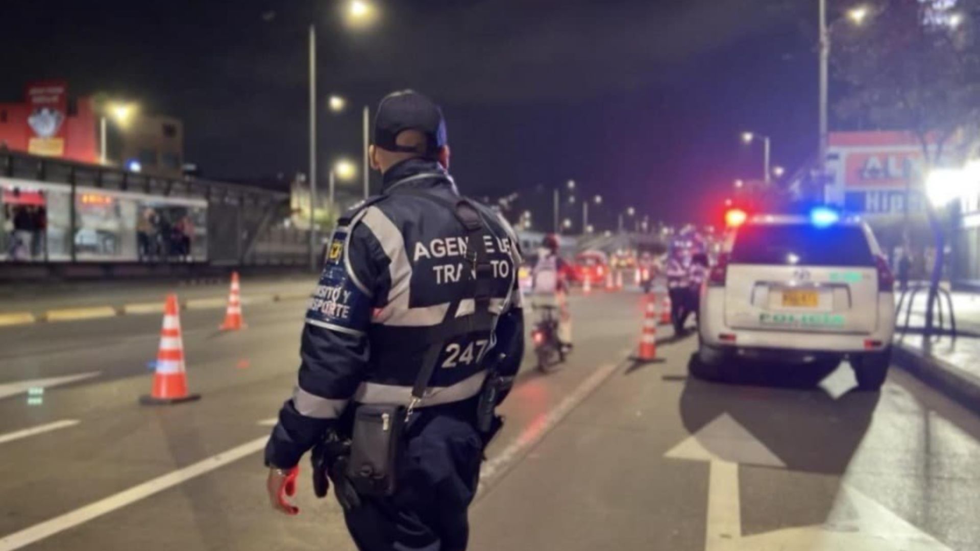 Puestos de control en Bogotá para restricciones de motos en Halloween