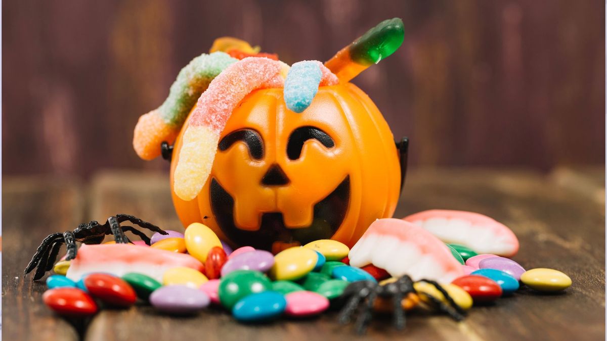 Dulces que reciben los niños en Halloween