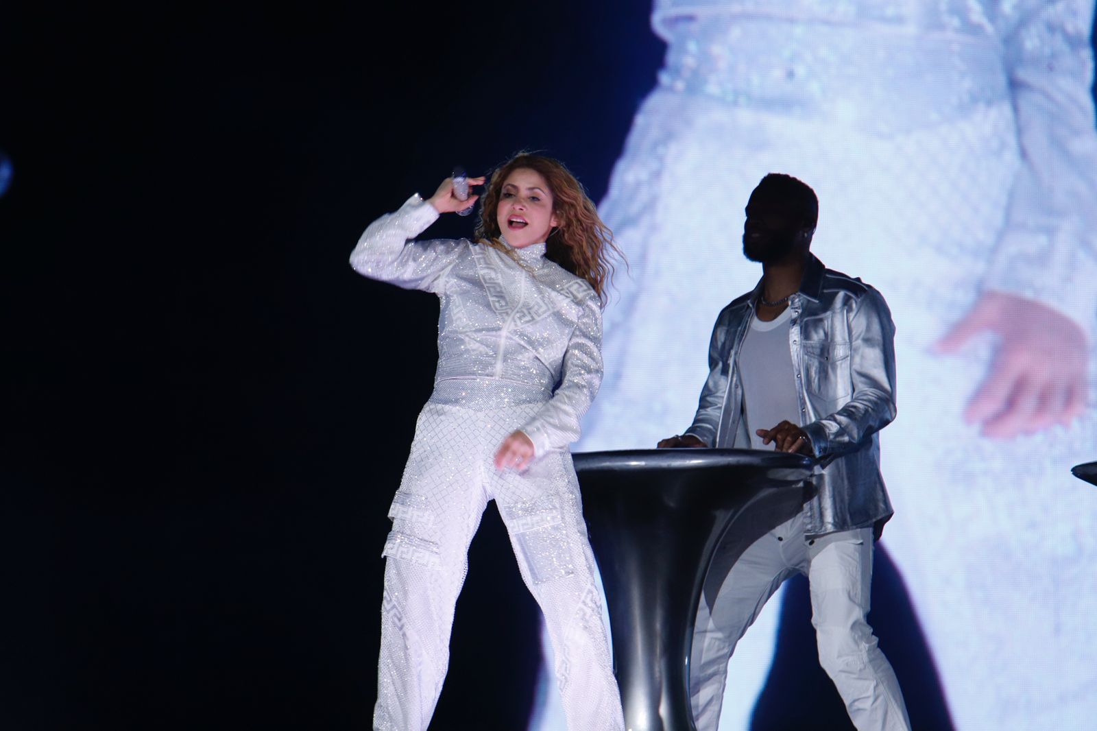 La colombiana visitó diferentes puntos de Bogotá.