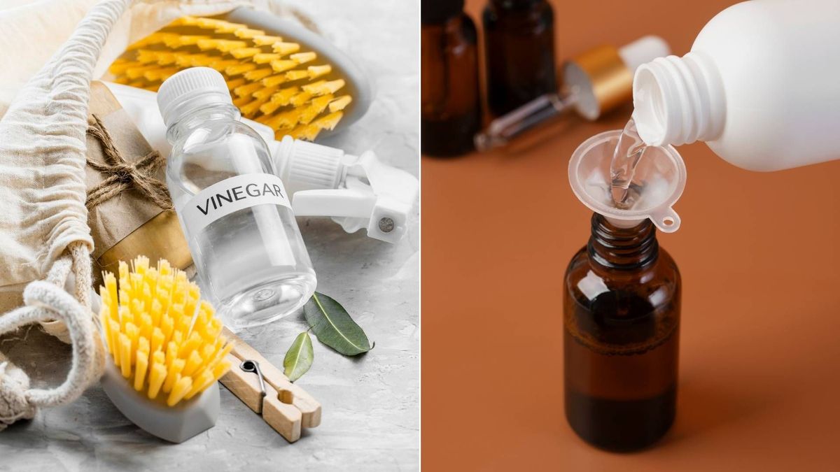 Vinagre y agua oxigenada para qué sirve su combinación y cómo aplicarla correctamente