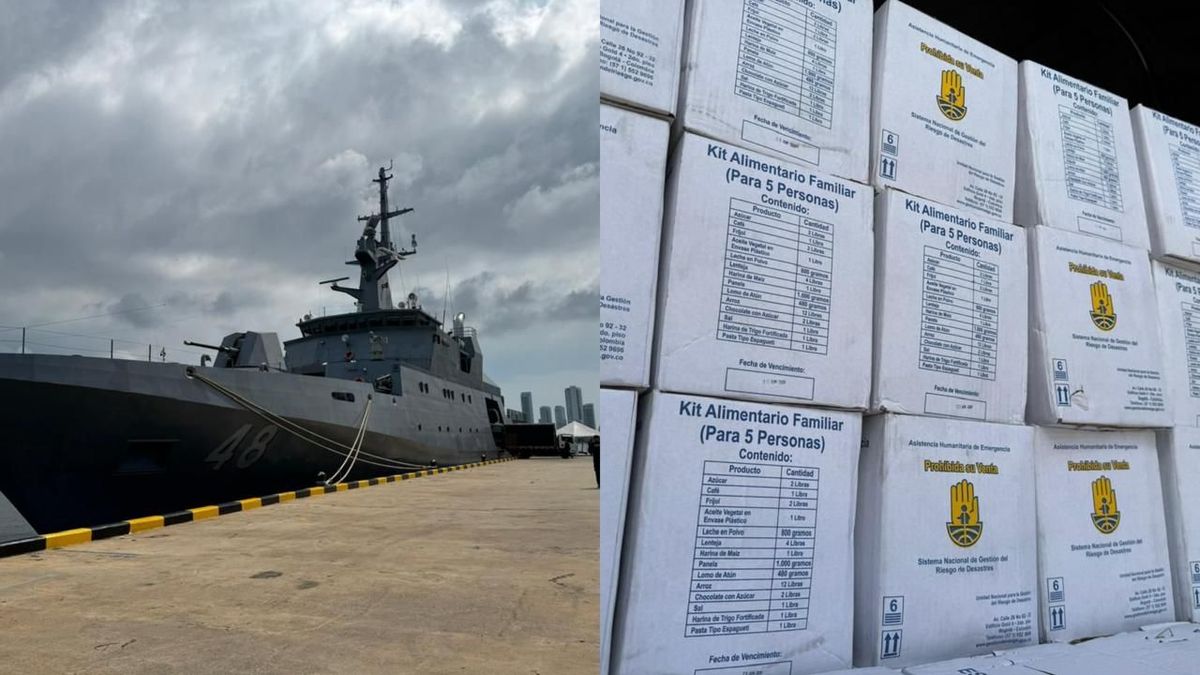 Este lunes zarparán desde Cartagena 246 toneladas de ayuda humanitaria a Cuba, tras paso de huracán Melissa