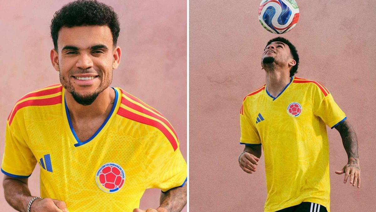 La Selección Colombia estrena camiseta para el Mundial 2026 con diseño de mariposas amarillas