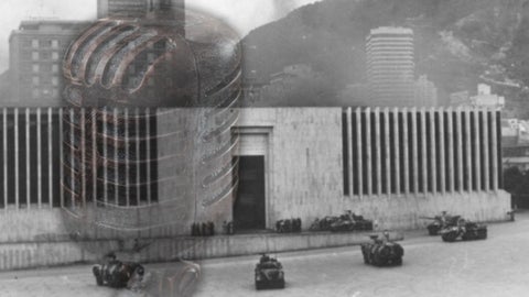 La toma quedó registrada en vivo gracias a la voz de Álvaro Almanza y Juan Gossaín.