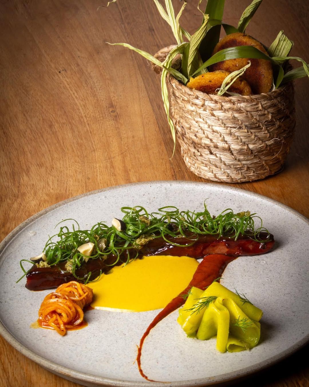 Elvia cocina de huerto en Barichara