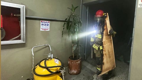 Incendio en el Palacio de Justicia de Medellín