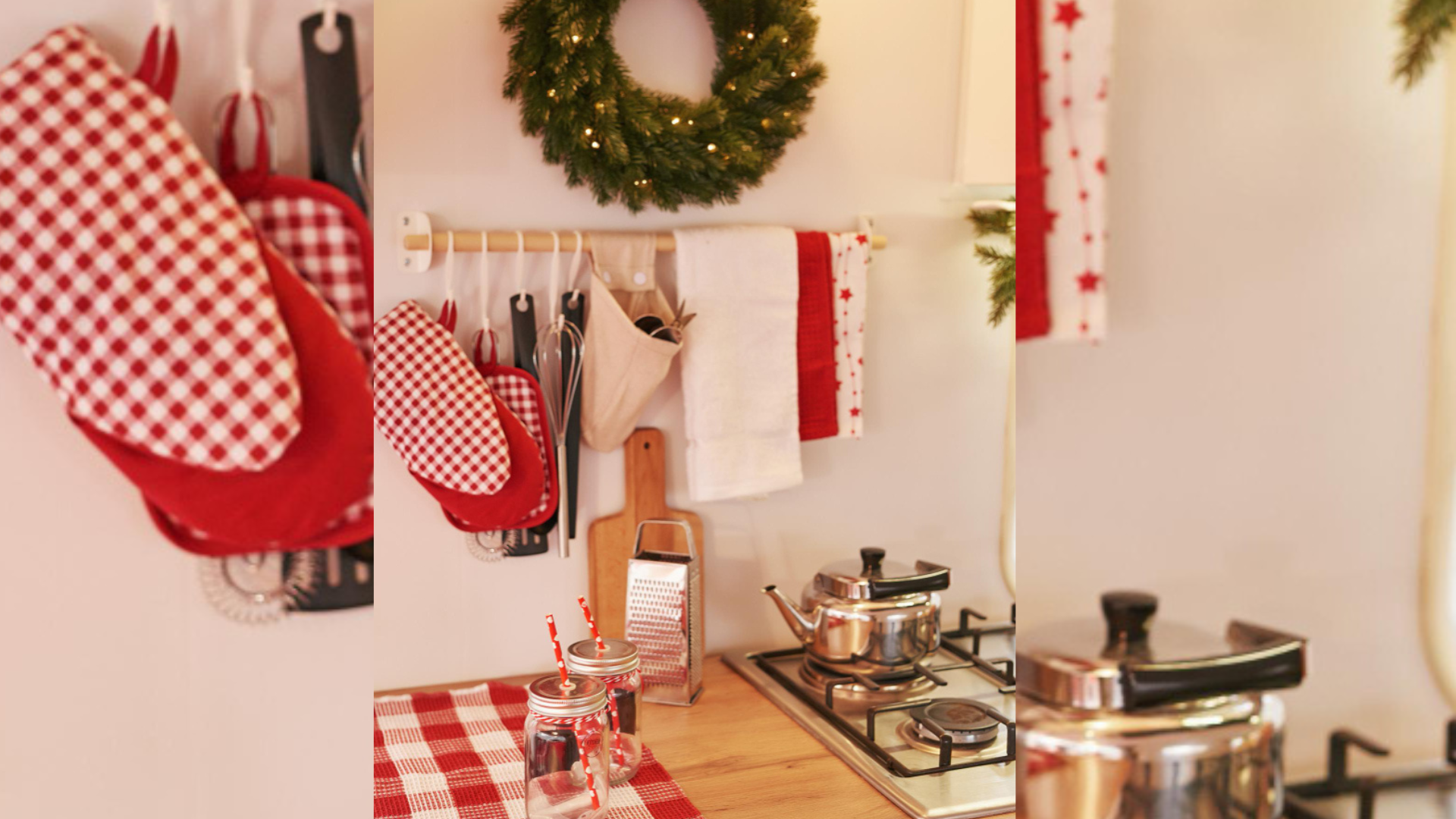 Los tonos tierra y las fibras naturales dominarán la decoración de la cocina navideña en 2025.