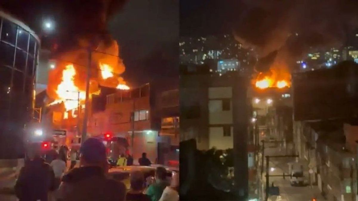 De acuerdo con las primeras versiones de las autoridades, el incendio se originó en la calle 76 con carrera 53