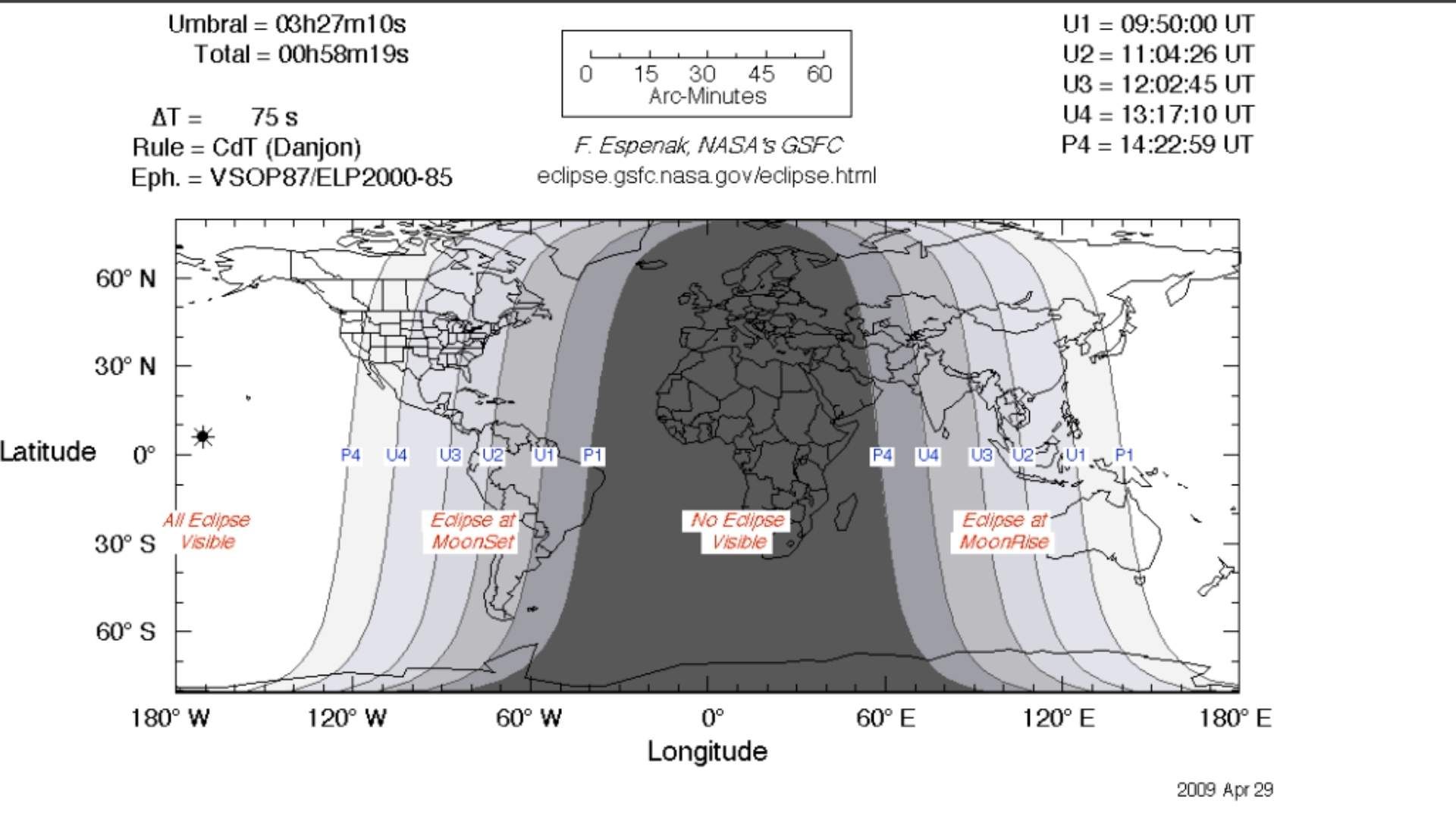 El eclipse lunar de marzo será visible en varias regiones del mundo según las condiciones del cielo.
