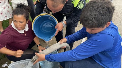 Con carrotanques se abastece de agua potable Pitalito ante emergencia ambiental