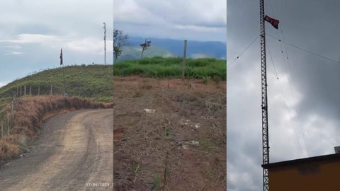 Banderas del ELN y ataques con drones en el sur de Bolívar Jun 22