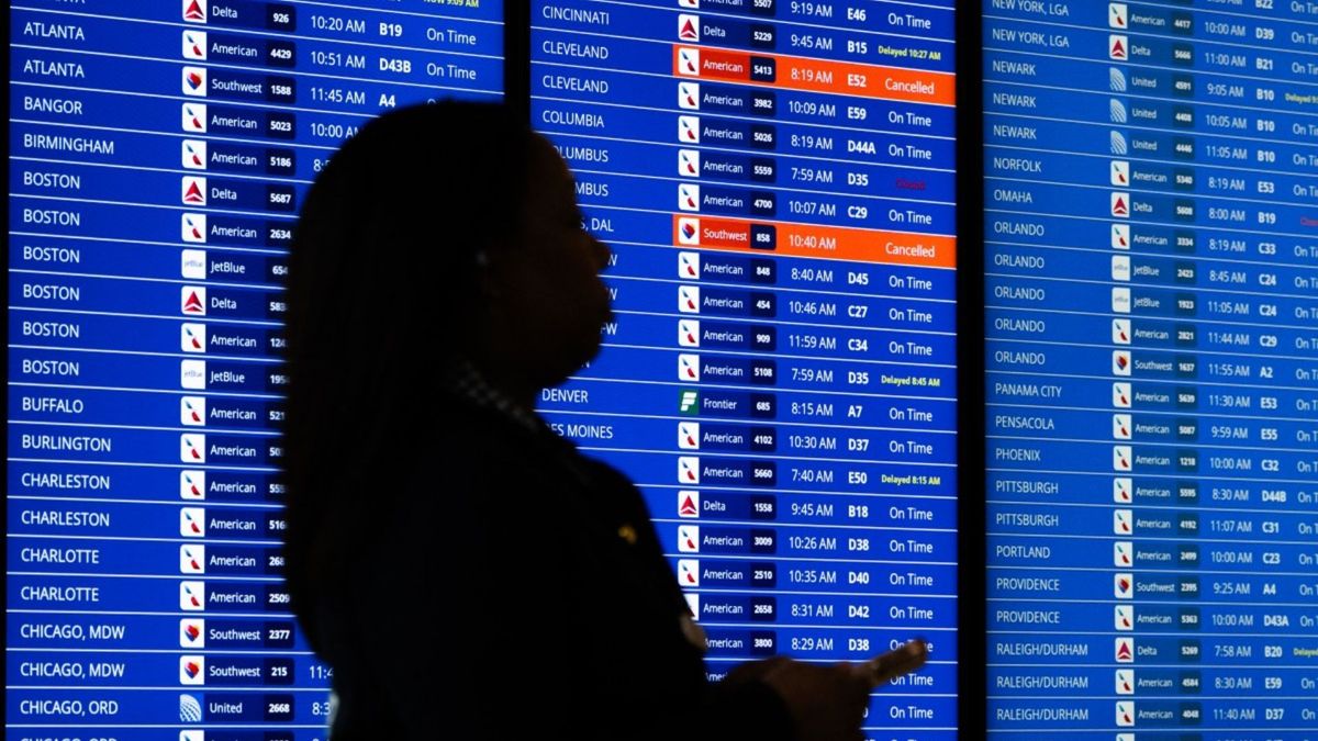 Cancelación de vuelos locales en Estados Unidos