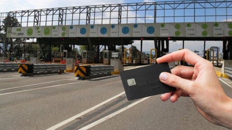 Pago de peajes en Colombia con tarjeta