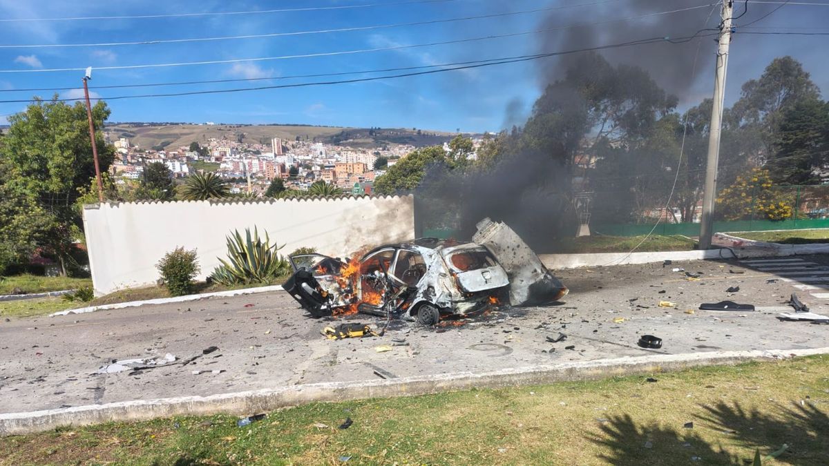 Carro cargado con explosivos cerca del Batallón de Tunja