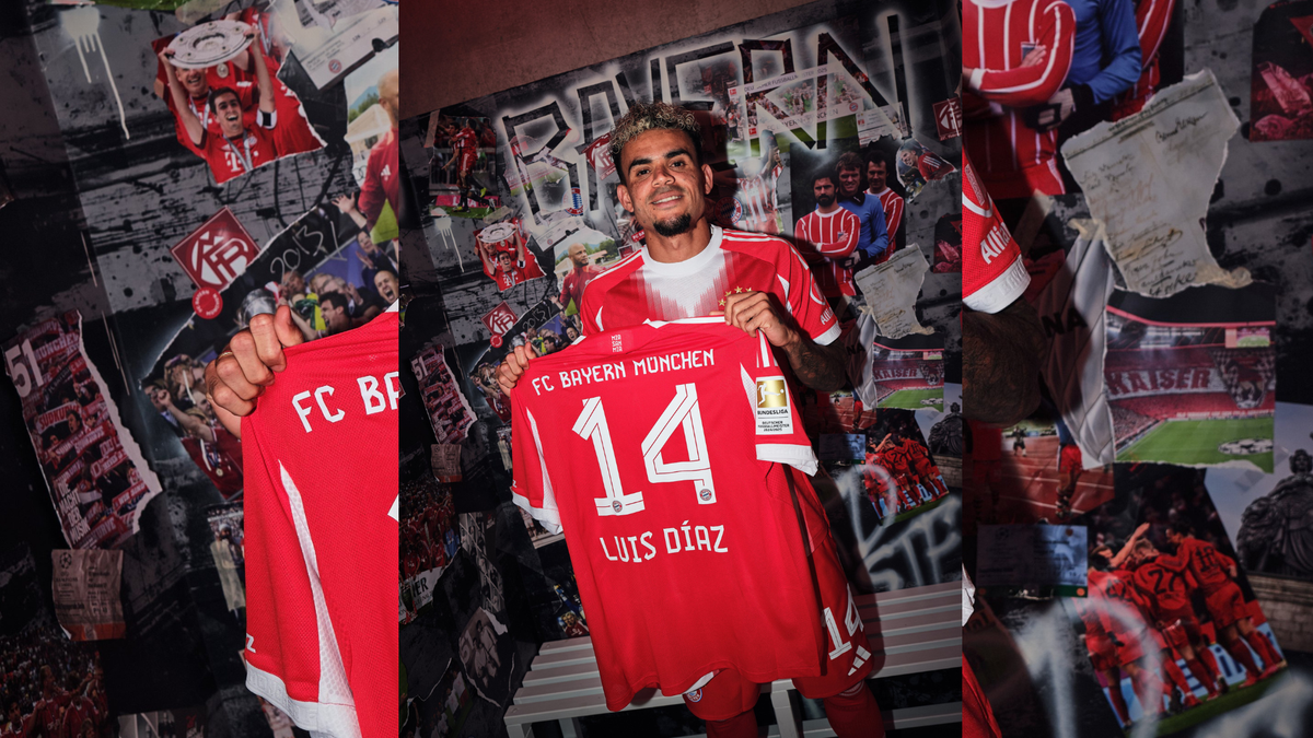 Luis Díaz cerró una semana perfecta: doblete en Champions y gol en Bundesliga.