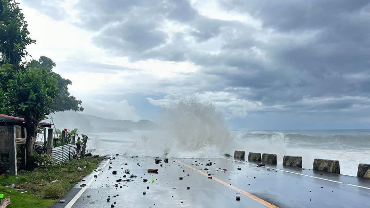 Supertifón Fung-wong toca tierra en Filipinas