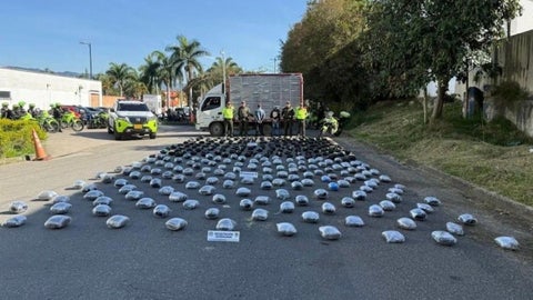 Droga incautada por las autoridades