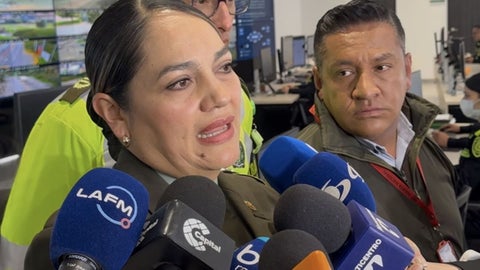 General Susana Blanco, directora de Tránsito y Transporte