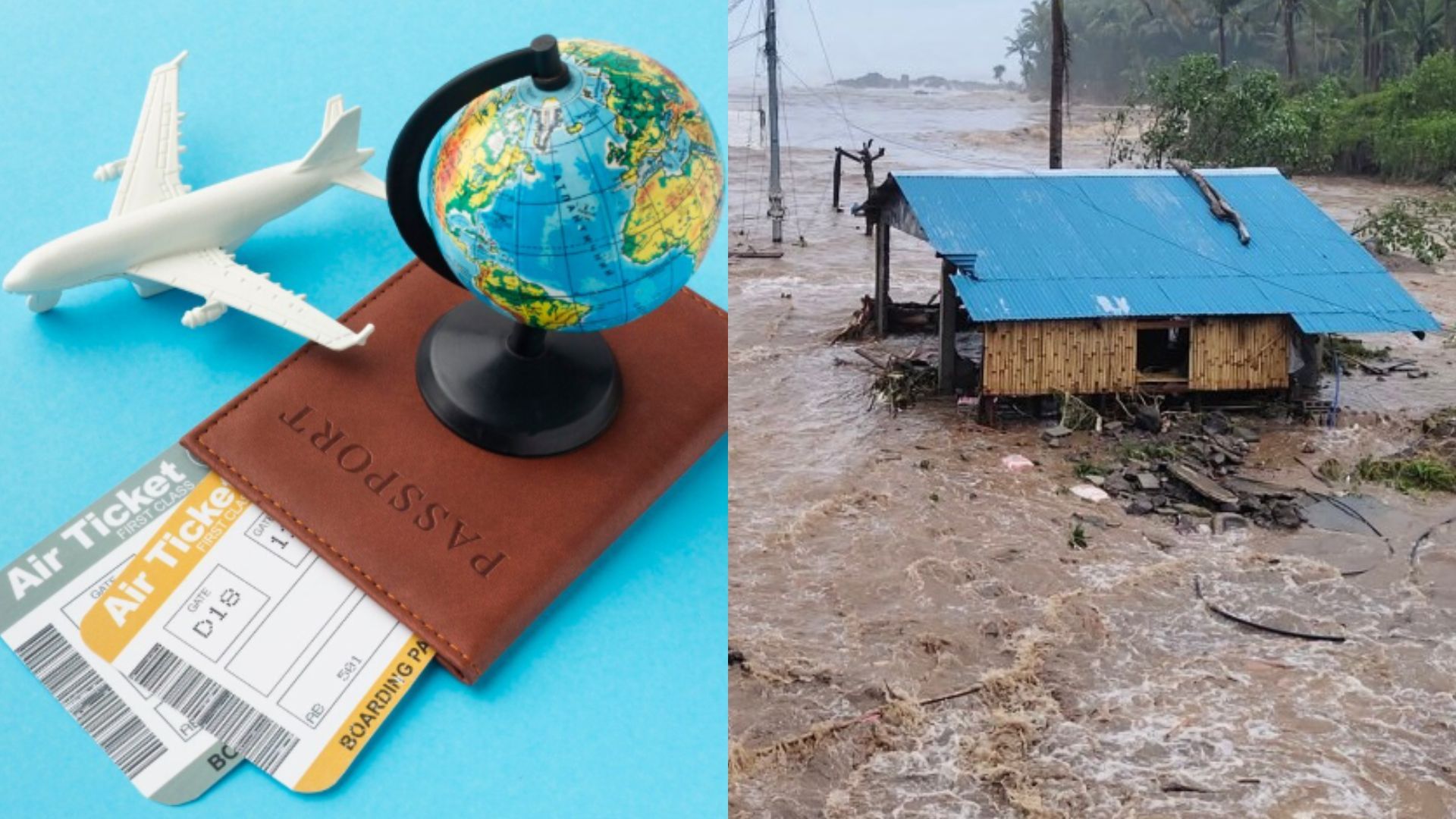 Seguro de viaje ante fenómenos naturales extremo