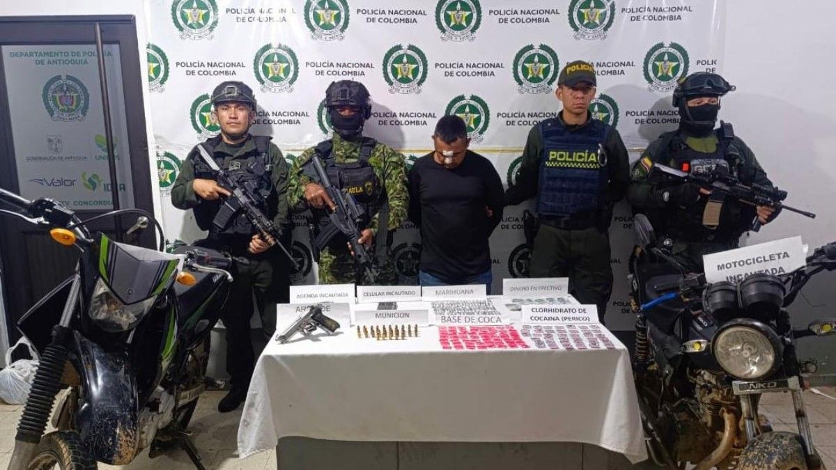 Captura de alias Diomedes en Antioquia