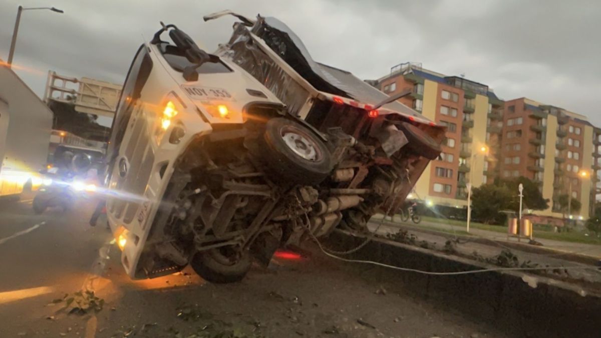 Accidente de tránsito en la localidad de Usaquén