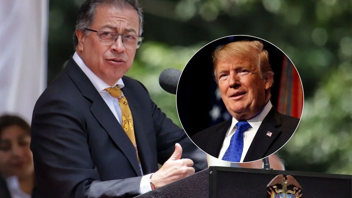 Gustavo Petro y Donald Trump
