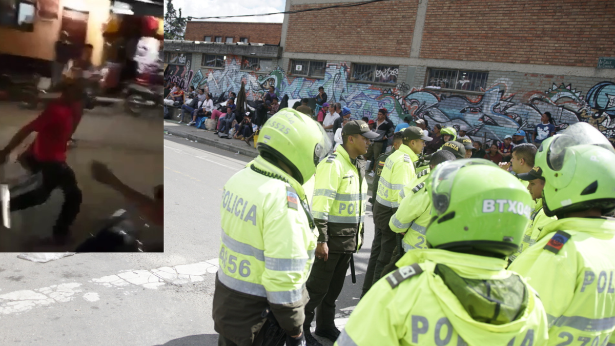 La Policía controló la riña entre hinchas de Nacional y América dentro de la Clínica Las Vegas, donde hubo un herido.