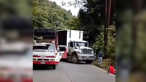 Transportadores afectados en la vía Risaralda - Chocó